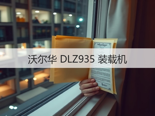 沃尔华 DLZ935 装载机(图1)