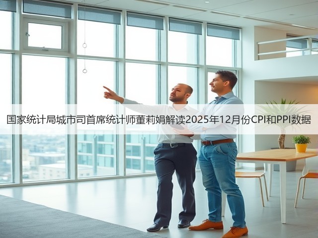 国家统计局城市司首席统计师董莉娟解读2025年12月份CPI和PPI数据(图1) 国家统计局城市司首席统计师董莉娟解读2025年12月份CPI和PPI数据(图1)