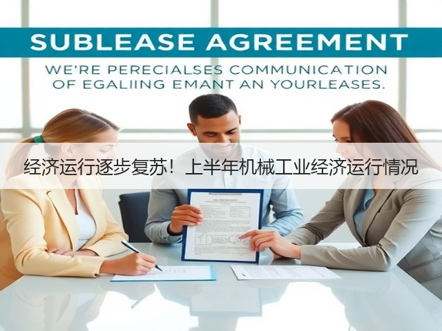 经济运行逐步复苏！上半年机械工业经济运行情况(图2)