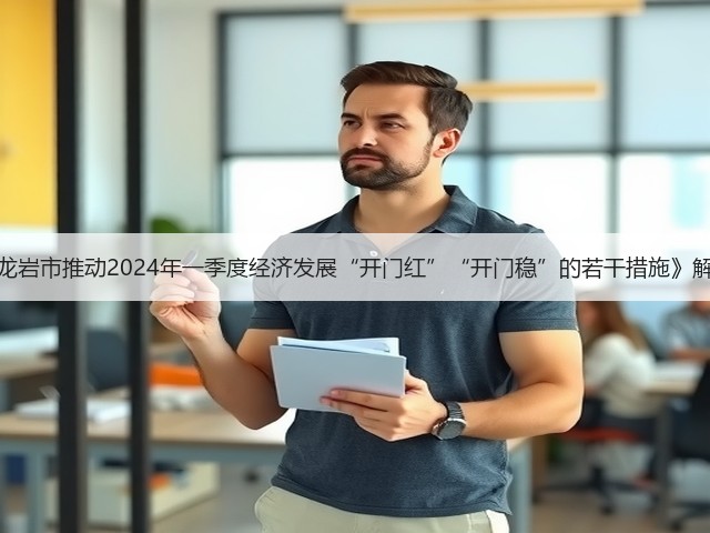 《龙岩市推动2024年一季度经济发展“开门红”“开门稳”的若干措施》解读(图1)
