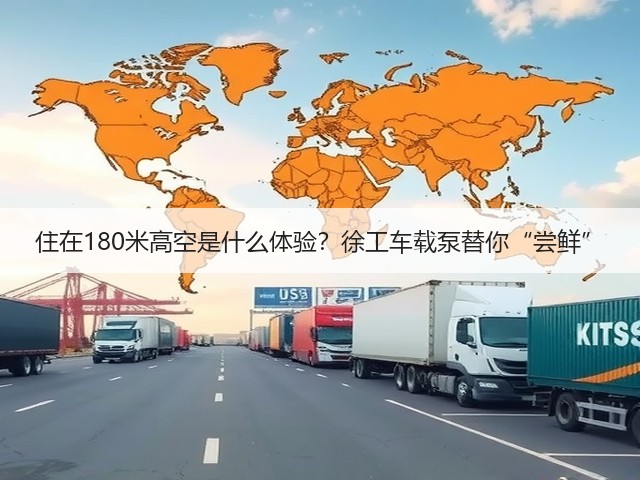 住在180米高空是什么体验?徐工车载泵替你“尝鲜”(图2) 住在180米高空是什么体验?徐工车载泵替你“尝鲜”(图2)