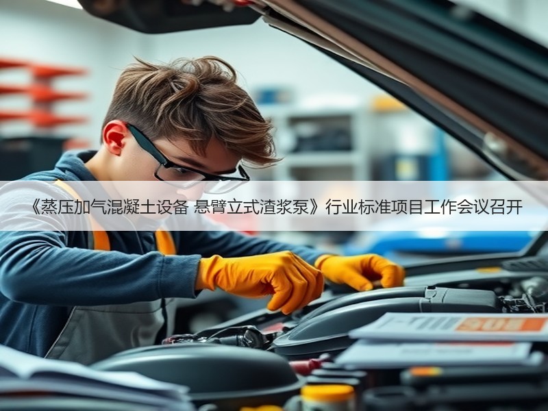 《蒸压加气混凝土设备 悬臂立式渣浆泵》行业标准项目工作会议召开 《蒸压加气混凝土设备 悬臂立式渣浆泵》行业标准项目工作会议召开