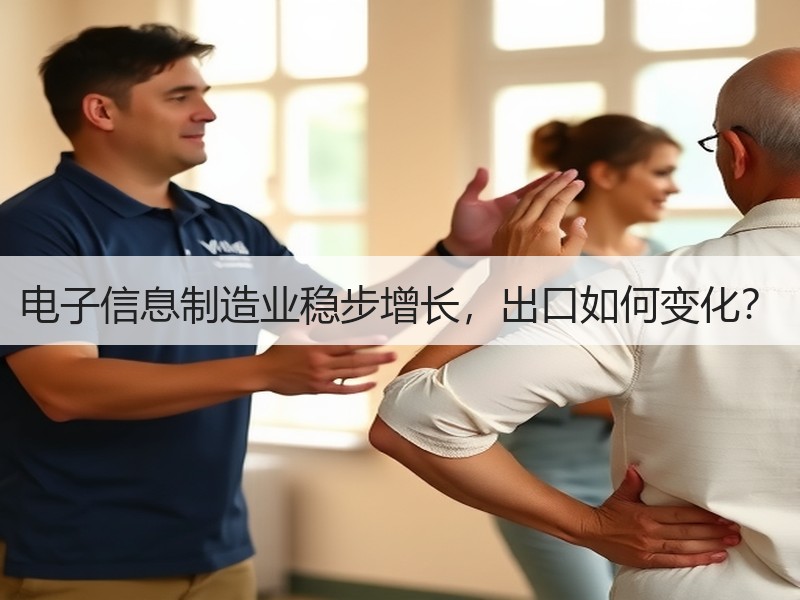 电子信息制造业稳步增长，出口如何变化？