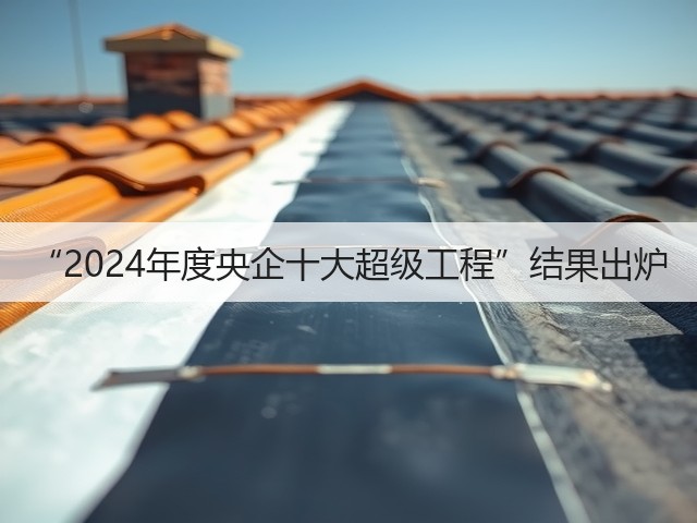 “2024年度央企十大超级工程”结果出炉(图1) “2024年度央企十大超级工程”结果出炉(图1)