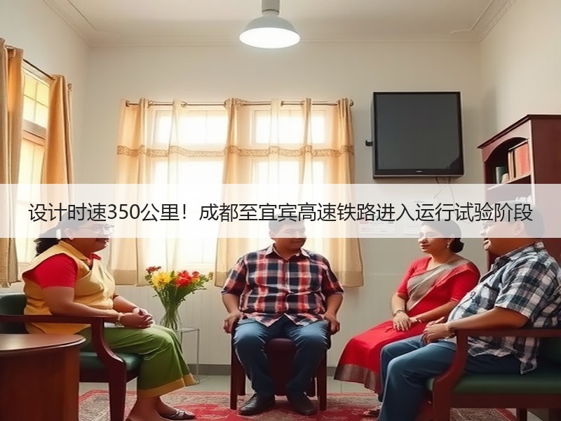 设计时速350公里！成都至宜宾高速铁路进入运行试验阶段