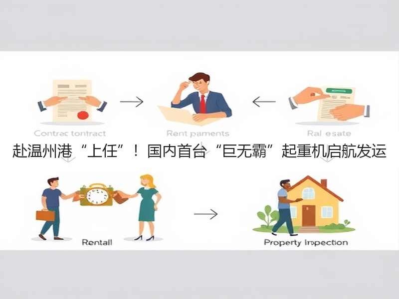 赴温州港“上任”！国内首台“巨无霸”起重机启航发运