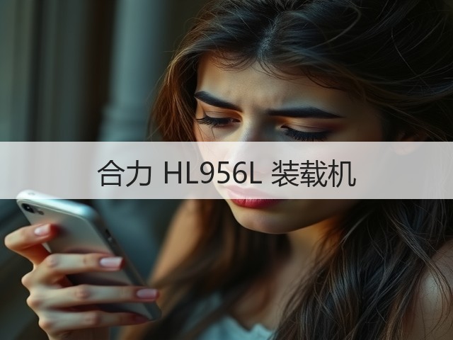 合力 HL956L 装载机(图3) 合力 HL956L 装载机(图3)