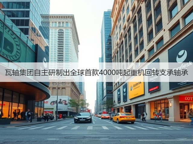 瓦轴集团自主研制出全球首款4000吨起重机回转支承轴承(图2) 瓦轴集团自主研制出全球首款4000吨起重机回转支承轴承(图2)