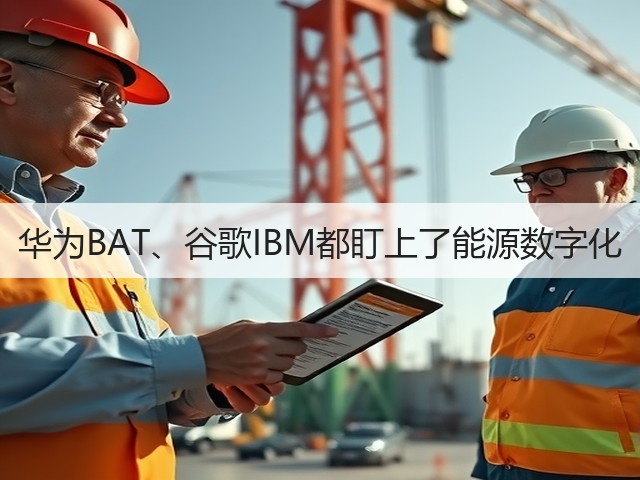 华为BAT、谷歌IBM都盯上了能源数字化(图3) 华为BAT、谷歌IBM都盯上了能源数字化(图3)