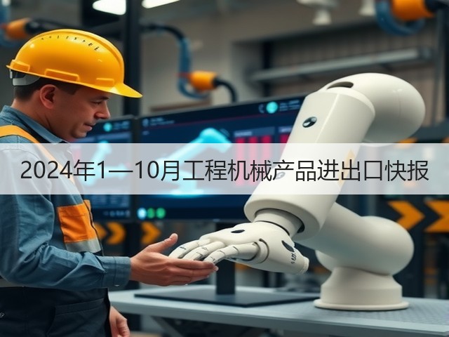 2024年1—10月工程机械产品进出口快报(图2) 2024年1—10月工程机械产品进出口快报(图2)