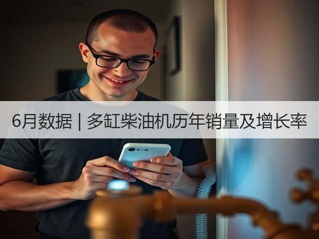 6月数据 | 多缸柴油机历年销量及增长率(图1)