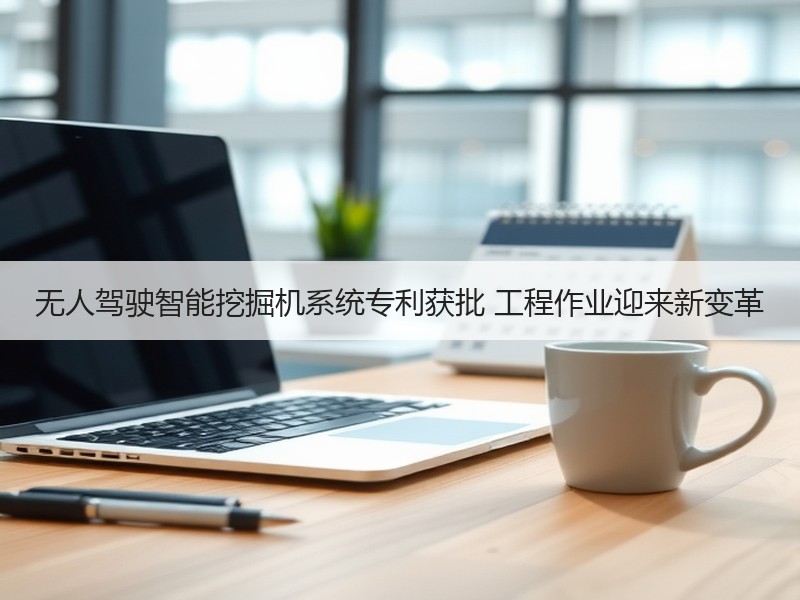 无人驾驶智能挖掘机系统专利获批 工程作业迎来新变革 无人驾驶智能挖掘机系统专利获批 工程作业迎来新变革