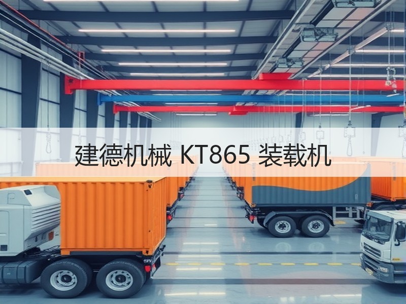 建德机械 KT865 装载机