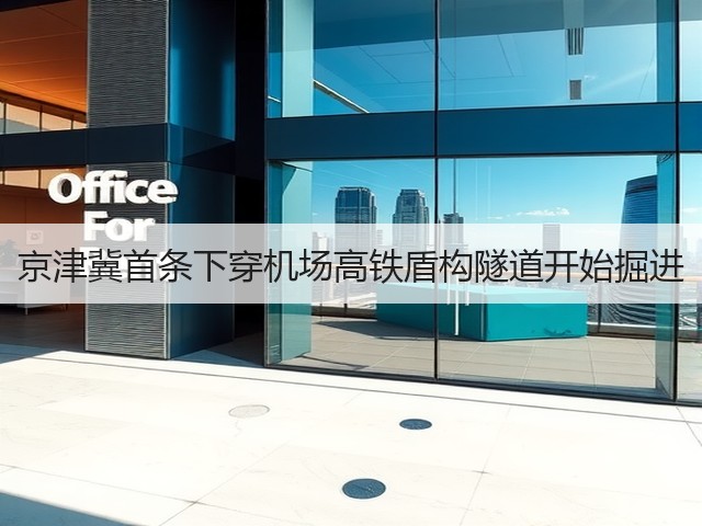京津冀首条下穿机场高铁盾构隧道开始掘进(图2) 京津冀首条下穿机场高铁盾构隧道开始掘进(图2)