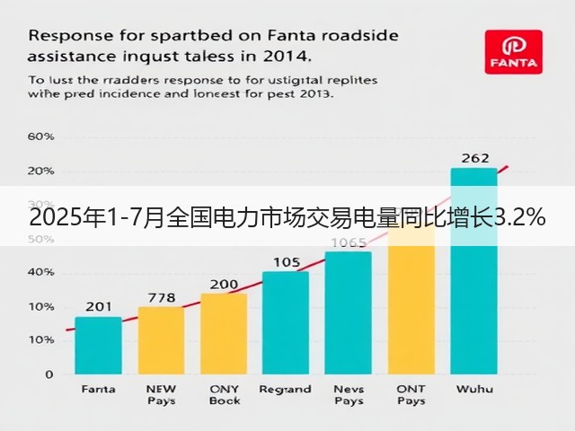 2025年1-7月全国电力市场交易电量同比增长3.2%(图1) 2025年1-7月全国电力市场交易电量同比增长3.2%(图1)