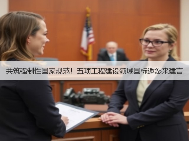 共筑强制性国家规范！五项工程建设领域国标邀您来建言(图1)