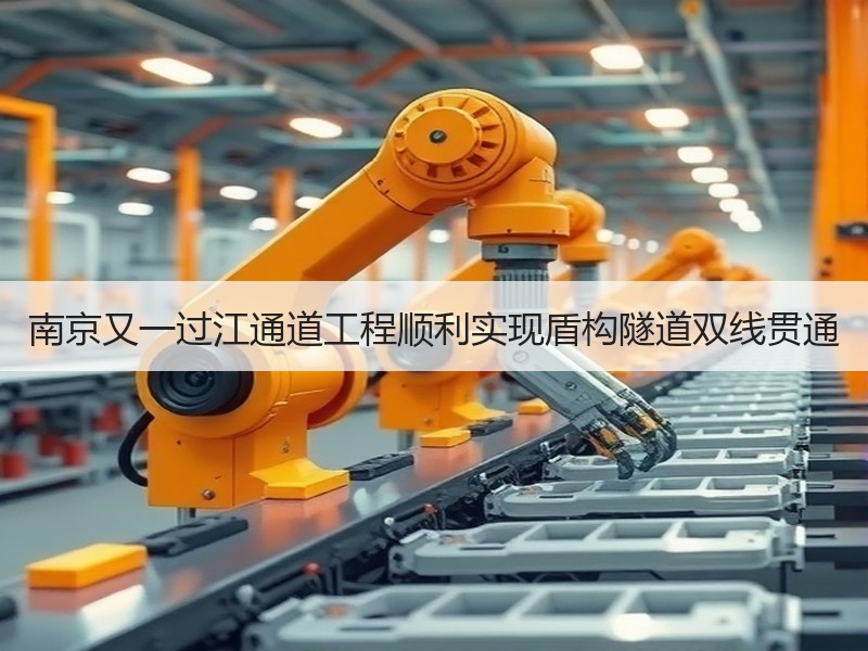 南京又一过江通道工程顺利实现盾构隧道双线贯通