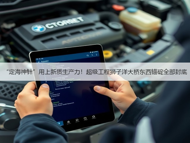 “定海神针”用上新质生产力！超级工程狮子洋大桥东西锚碇全部封底(图2)