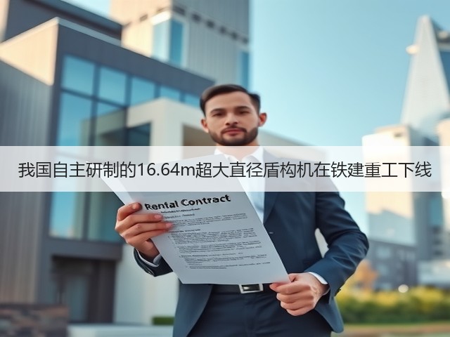 我国自主研制的16.64m超大直径盾构机在铁建重工下线(图2) 我国自主研制的16.64m超大直径盾构机在铁建重工下线(图2)