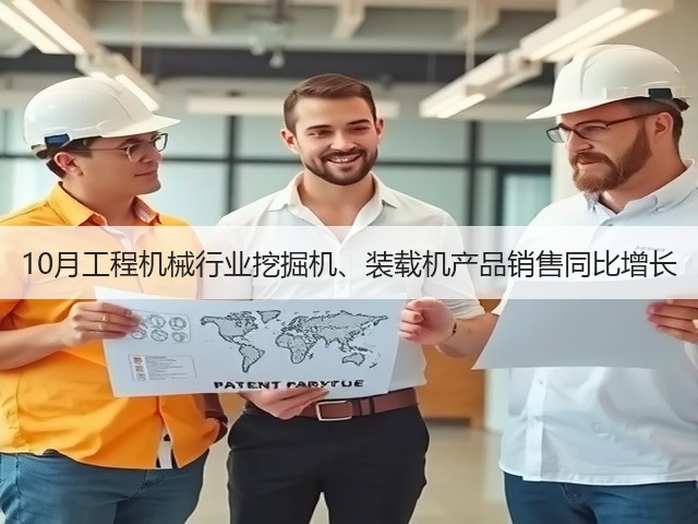 10月工程机械行业挖掘机、装载机产品销售同比增长(图3) 10月工程机械行业挖掘机、装载机产品销售同比增长(图3)