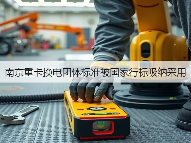 南京重卡换电团体标准被国家行标吸纳采用(图1)