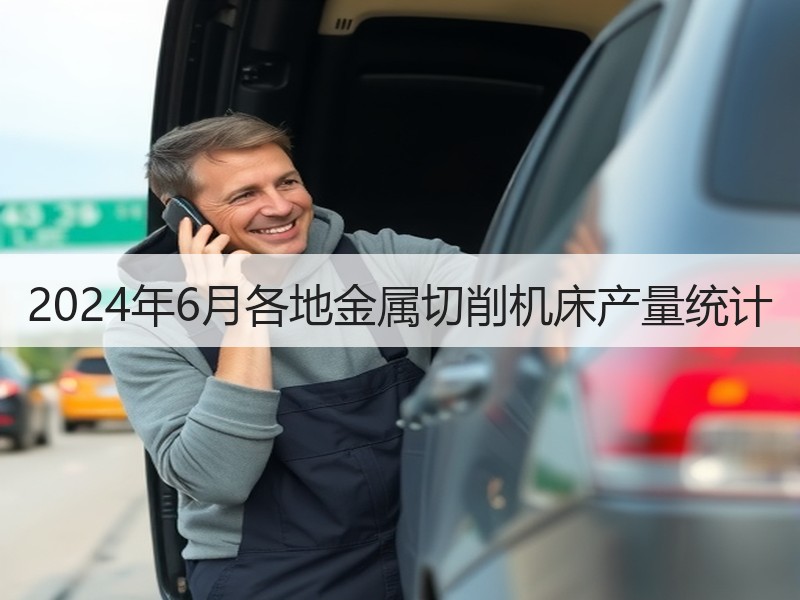 2024年6月各地金属切削机床产量统计