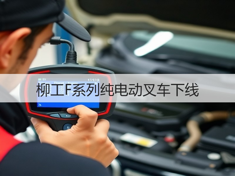 柳工F系列纯电动叉车下线