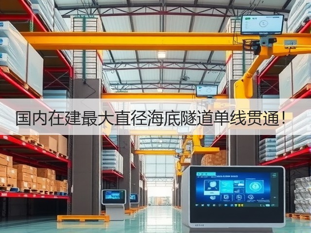国内在建最大直径海底隧道单线贯通!(图1) 国内在建最大直径海底隧道单线贯通!(图1)