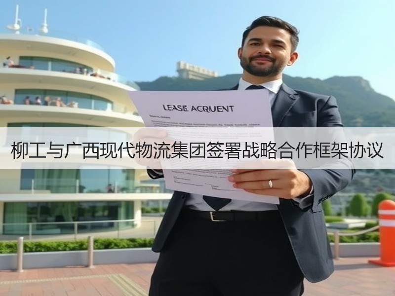 柳工与广西现代物流集团签署战略合作框架协议