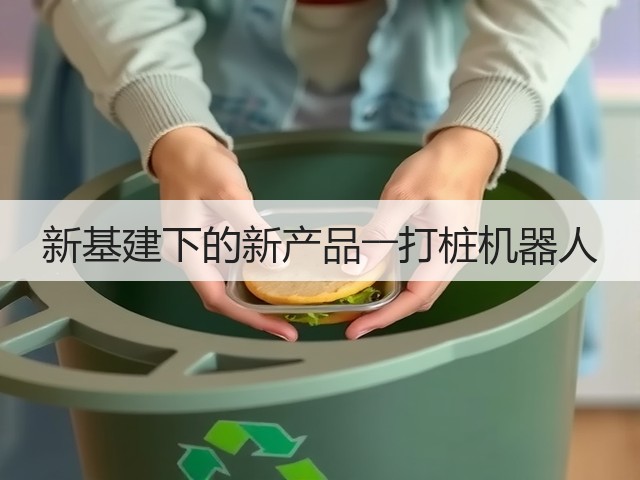 新基建下的新产品――打桩机器人(图1)