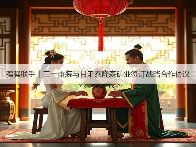 强强联手|三一重装与甘肃泰隆森矿业签订战略合作协议(图3) 强强联手|三一重装与甘肃泰隆森矿业签订战略合作协议(图3)
