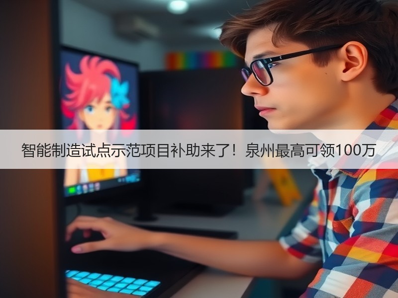 智能制造试点示范项目补助来了！泉州最高可领100万