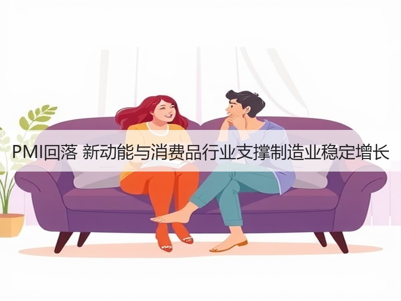 PMI回落 新动能与消费品行业支撑制造业稳定增长