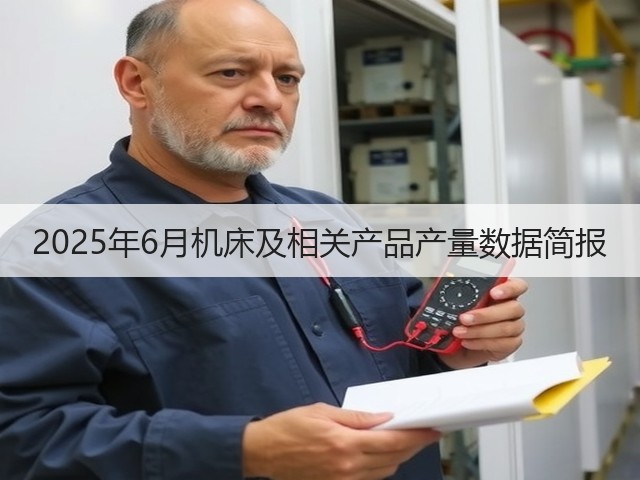 2025年6月机床及相关产品产量数据简报(图2) 2025年6月机床及相关产品产量数据简报(图2)