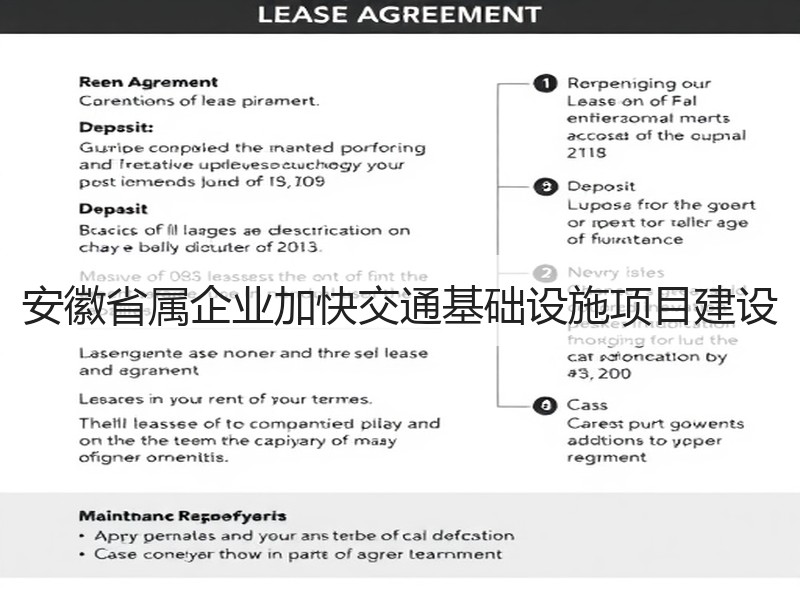 安徽省属企业加快交通基础设施项目建设