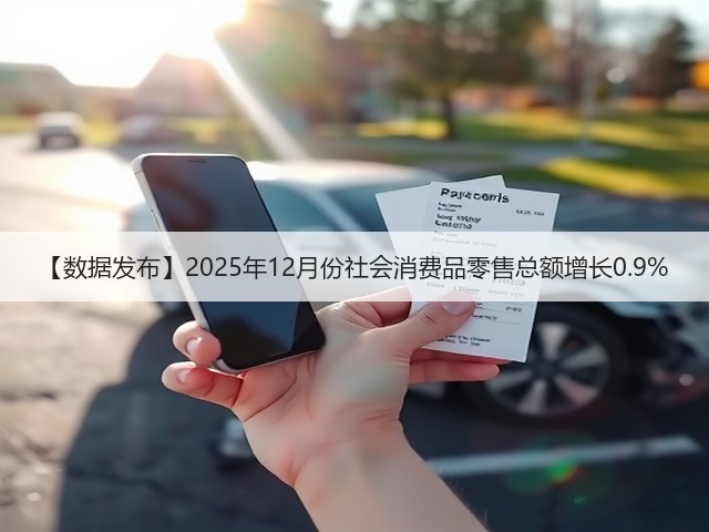 【数据发布】2025年12月份社会消费品零售总额增长0.9%(图2) 【数据发布】2025年12月份社会消费品零售总额增长0.9%(图2)