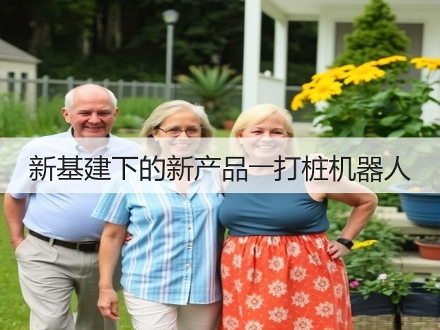 新基建下的新产品――打桩机器人(图2)