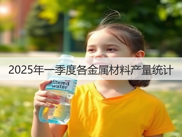 2025年一季度各金属材料产量统计(图1) 2025年一季度各金属材料产量统计(图1)