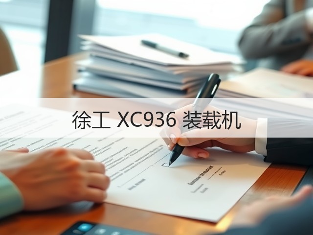 徐工 XC936 装载机(图3) 徐工 XC936 装载机(图3)