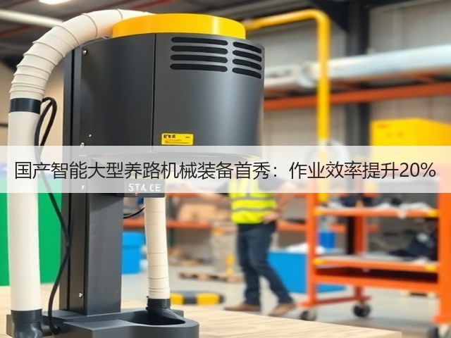 国产智能大型养路机械装备首秀：作业效率提升20%(图3)
