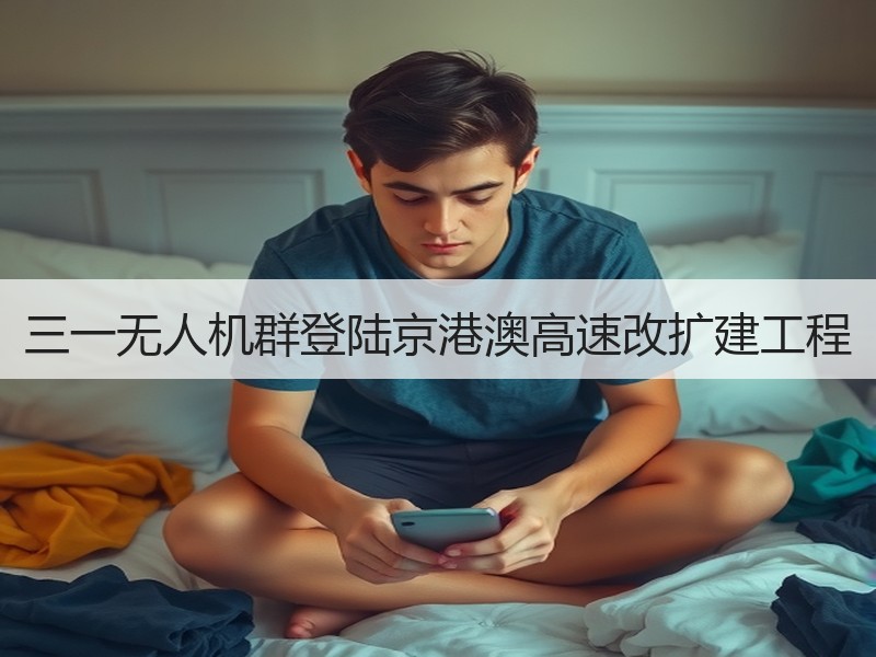 三一无人机群登陆京港澳高速改扩建工程 三一无人机群登陆京港澳高速改扩建工程