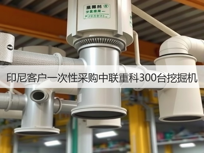 印尼客户一次性采购中联重科300台挖掘机