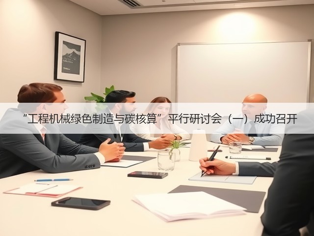 “工程机械绿色制造与碳核算”平行研讨会(一)成功召开(图2) “工程机械绿色制造与碳核算”平行研讨会(一)成功召开(图2)