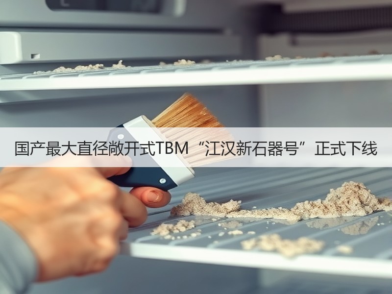 国产最大直径敞开式TBM“江汉新石器号”正式下线 国产最大直径敞开式TBM“江汉新石器号”正式下线