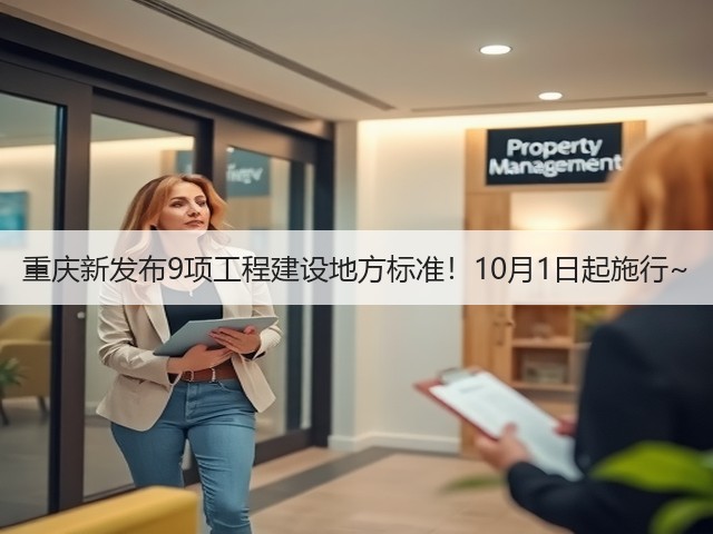 重庆新发布9项工程建设地方标准!10月1日起施行~(图2) 重庆新发布9项工程建设地方标准!10月1日起施行~(图2)