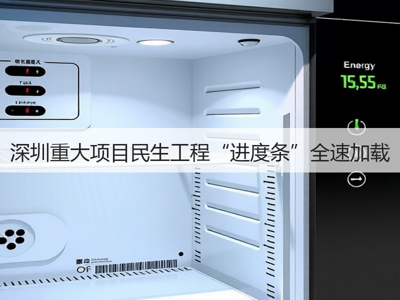 深圳重大项目民生工程“进度条”全速加载