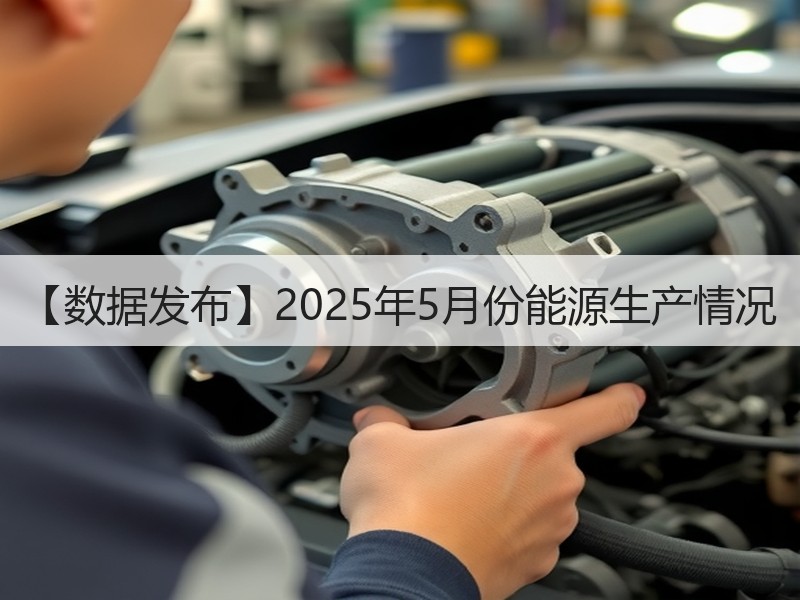 【数据发布】2025年5月份能源生产情况 【数据发布】2025年5月份能源生产情况