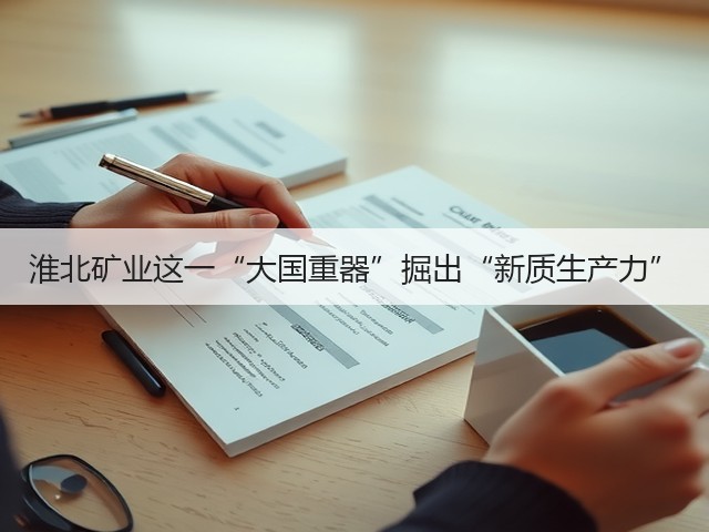 淮北矿业这一“大国重器”掘出“新质生产力”(图2) 淮北矿业这一“大国重器”掘出“新质生产力”(图2)