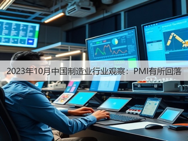 2023年10月中国制造业行业观察：PMI有所回落(图1)
