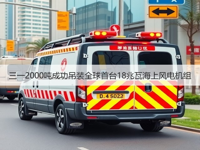三一2000吨成功吊装全球首台18兆瓦海上风电机组(图3) 三一2000吨成功吊装全球首台18兆瓦海上风电机组(图3)